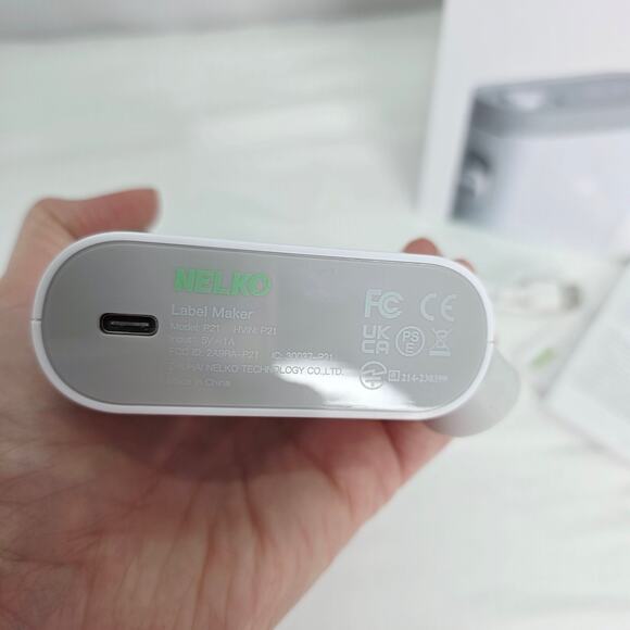 Label Maker Machine with Tape P21 Bluetooth Label Printer, Wireless Mini  White - Picture 4 of 14